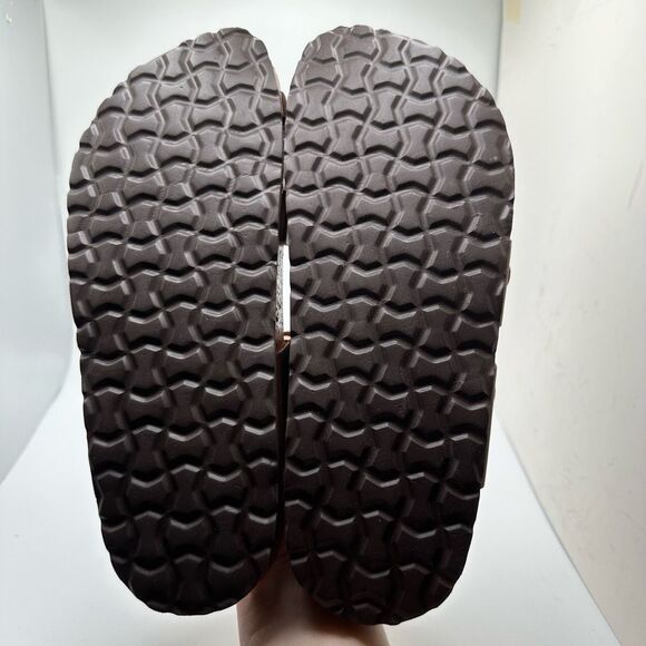 CUSHIONAIRE Women's Cork Footbed Sandal With +Comfort 8.5 BROWN - Picture 5 of 7